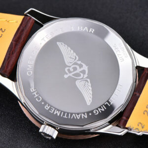 Navitimer TF 41MM RG White Dial White Bezel Brown Leather A2824 - Image 12