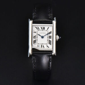 Tank Must Large 33.7×25.5mm K11F White Dial Black Smooth Strap Quartz - Image 9