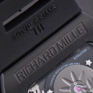 RM001 Tourbillon PVD JBF 47MM Black Skeleton Dial Black Rubber Strap - Image 16