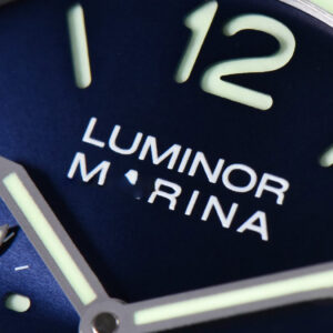 PAM1117 Titanium VSF 44MM Blue Dial Blue Rubber Strap P9010 - Image 3