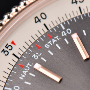 Navitimer TF 41MM RG Black Dial White Bezel Brown Leather Strap A2824 - Image 7