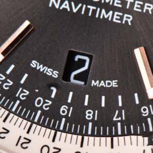 Navitimer TF 41MM RG Black Dial White Bezel Brown Leather Strap A2824 - Image 8