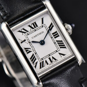 Tank Must Large 33.7×25.5mm K11F White Dial Black Smooth Strap Quartz - Image 16