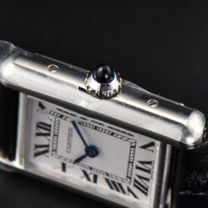 Tank Must Large 33.7×25.5mm K11F White Dial Black Smooth Strap Quartz - Image 18