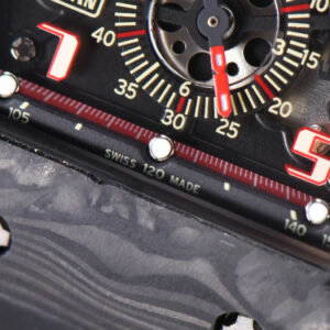 RM011 NTPT Chrono KVF Skeleton Dial on RG Crown Black Rubber Strap A7750 V2 - Image 8