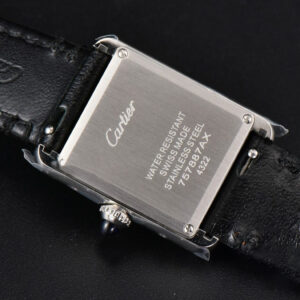 Tank Must Large 33.7×25.5mm K11F White Dial Black Smooth Strap Quartz - Image 25