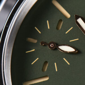 PAM911 Luminor Marina Noob 44MM Green Dial Brown Leather Strap A6497 - Image 4