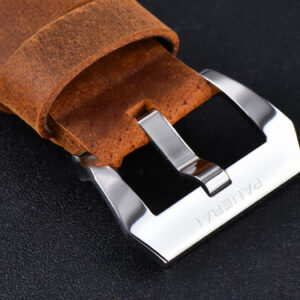 PAM911 Luminor Marina Noob 44MM Green Dial Brown Leather Strap A6497 - Image 12