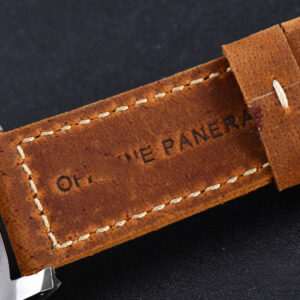 PAM911 Luminor Marina Noob 44MM Green Dial Brown Leather Strap A6497 - Image 14