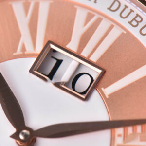 Hommage Flying Tourbillon RDDBHO0568 RG JBF 43MM White/RG Dial Brown Croc Leather Strap - Image 4