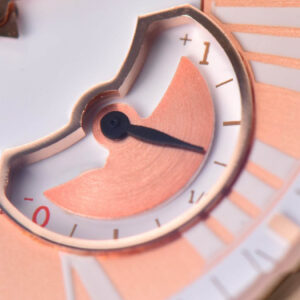 Hommage Flying Tourbillon RDDBHO0568 RG JBF 43MM White/RG Dial Brown Croc Leather Strap - Image 6
