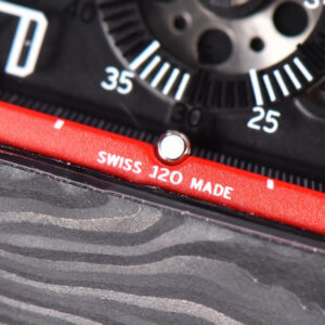 RM011 NTPT Chrono KVF Red Skeleton Dial on Black Crown Red Rubber Strap A7750 V2 - Image 9