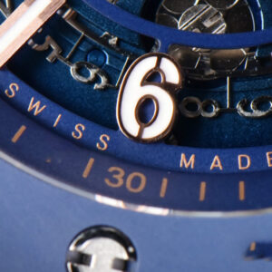 Big Bang Unico 45mm BBF RG Blue Ceramic Skeleton Dial Black Rubber Strap A1280 - Image 26