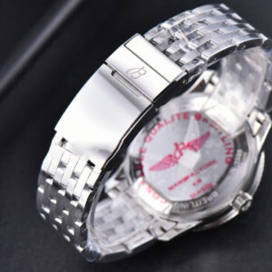 Navitimer TF 41MM SS Black Dial White Bezel SS Bracelet A2824 - Image 11
