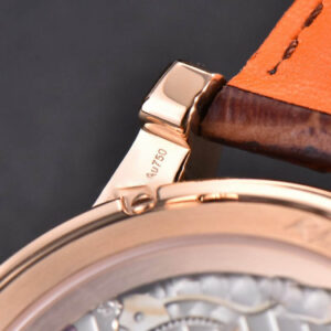 Hommage Flying Tourbillon RDDBHO0568 RG JBF 43MM White/RG Dial Brown Croc Leather Strap - Image 16