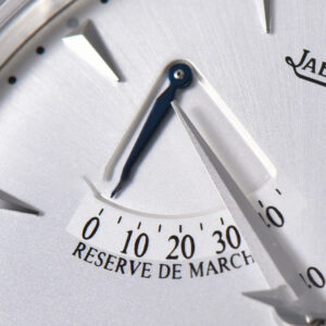 Master Ultra Thin Réserve de Marche 1378420 ZF 39MM Silver Dial Black Leather Strap A938 - Image 3