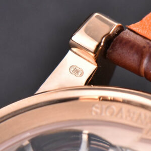 Hommage Flying Tourbillon RDDBHO0568 RG JBF 43MM White/RG Dial Brown Croc Leather Strap - Image 18