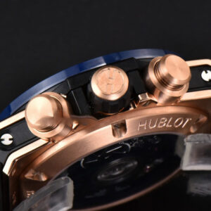 Big Bang Unico 45mm BBF RG Blue Ceramic Skeleton Dial Black Rubber Strap A1280 - Image 32