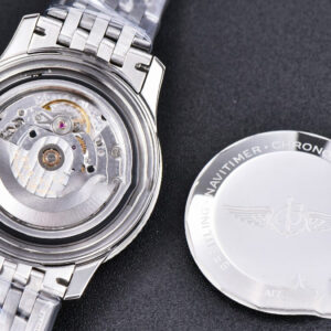 Navitimer TF 41MM SS Black Dial White Bezel SS Bracelet A2824 - Image 17