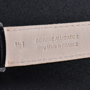 Master Ultra Thin Réserve de Marche 1378420 ZF 39MM Silver Dial Black Leather Strap A938 - Image 15