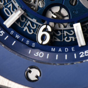 Big Bang Unico 45mm BBF Blue Ceramic Skeleton Dial Black Rubber Strap A1280 - Image 16