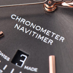Navitimer TF 41MM RG Black Dial White Bezel SS Bracelet A2824 - Image 12