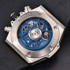 Big Bang Unico 45mm BBF Blue Ceramic Skeleton Dial Black Rubber Strap A1280 - Image 31