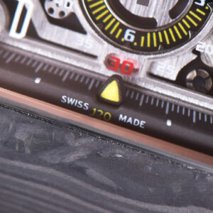 RM011 NTPT Chrono KVF Skeleton Dial on Black Crown Red Rubber Strap A7750 V2 - Image 8