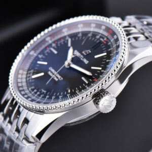 Navitimer TF 38MM SS Black Dial Gray Bezel SS Bracelet A2824 - Image 7