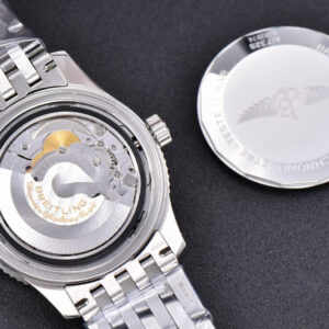 Navitimer TF 38MM SS Black Dial Gray Bezel SS Bracelet A2824 - Image 13