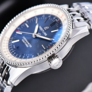 Navitimer TF 38MM SS Blue Dial White Bezel SS Bracelet A2824 - Image 9