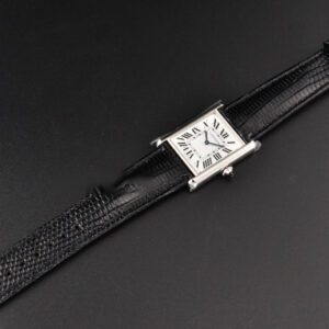 Tank Must Large 33.7×25.5mm K11F White Dial Black Croc Texture Strap Quartz - Image 17