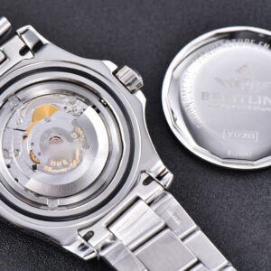 Superocean TF 44MM White Ceramic Black Dial Numerical Marker SS Bracelet A2824 - Image 2