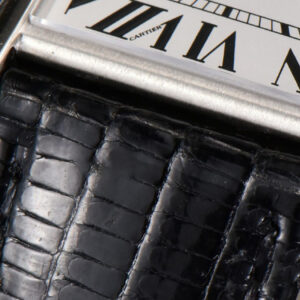 Tank Must Large 33.7×25.5mm K11F White Dial Black Croc Texture Strap Quartz - Image 23
