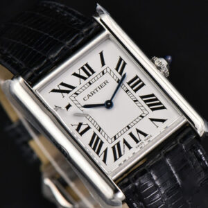 Tank Must Large 33.7×25.5mm K11F White Dial Black Croc Texture Strap Quartz - Image 25
