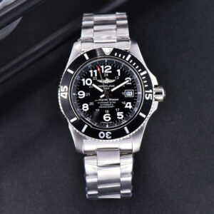 Superocean TF 44MM White Ceramic Black Dial Numerical Marker SS Bracelet A2824 - Image 18