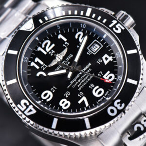 Superocean TF 44MM White Ceramic Black Dial Numerical Marker SS Bracelet A2824 - Image 24