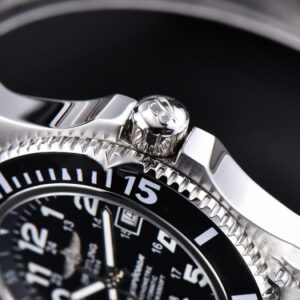 Superocean TF 44MM White Ceramic Black Dial Numerical Marker SS Bracelet A2824 - Image 27