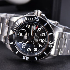 Superocean TF 44MM White Ceramic Black Dial Numerical Marker SS Bracelet A2824 - Image 28