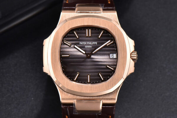 Nautilus 5711R 40MM 3KF Brown Dial Brown Leather Strap A324 V3
