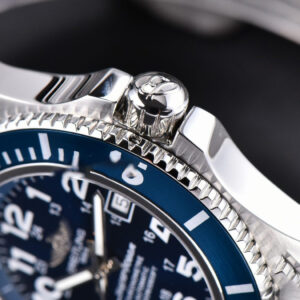 Superocean TF 44MM Black Ceramic Blue Dial SS Bracelet A2824 - Image 8