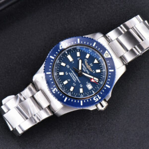Superocean TF 44MM Black Ceramic Blue Dial SS Bracelet A2824 - Image 10