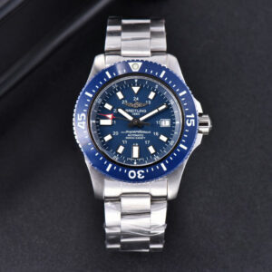 Superocean TF 44MM Black Ceramic Blue Dial SS Bracelet A2824 - Image 11