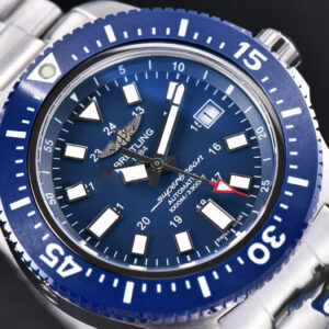 Superocean TF 44MM Black Ceramic Blue Dial SS Bracelet A2824 - Image 17