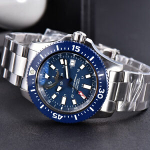 Superocean TF 44MM Black Ceramic Blue Dial SS Bracelet A2824 - Image 20