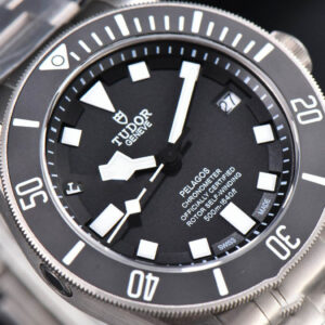 Black Pelagos 42MM ZF Gray Titanium Bracelet A2824 - Image 3