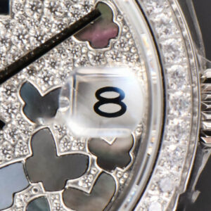 DateJust 31MM Ladies 904L WF Diamond Butterfly Dial Oyster Bracelet A2671 - Image 6