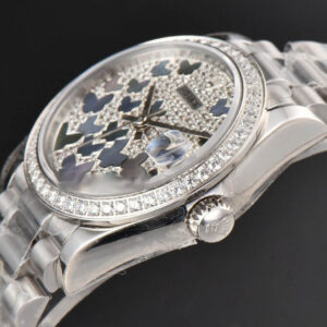 DateJust 31MM Ladies 904L WF Diamond Butterfly Dial Oyster Bracelet A2671 - Image 8