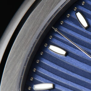 Nautilus 7118 Ladies 3KF 35MM Blue Dial SS Bracelet A324 - Image 3