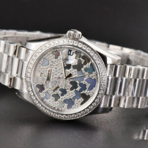 DateJust 31MM Ladies 904L WF Diamond Butterfly Dial Oyster Bracelet A2671 - Image 12
